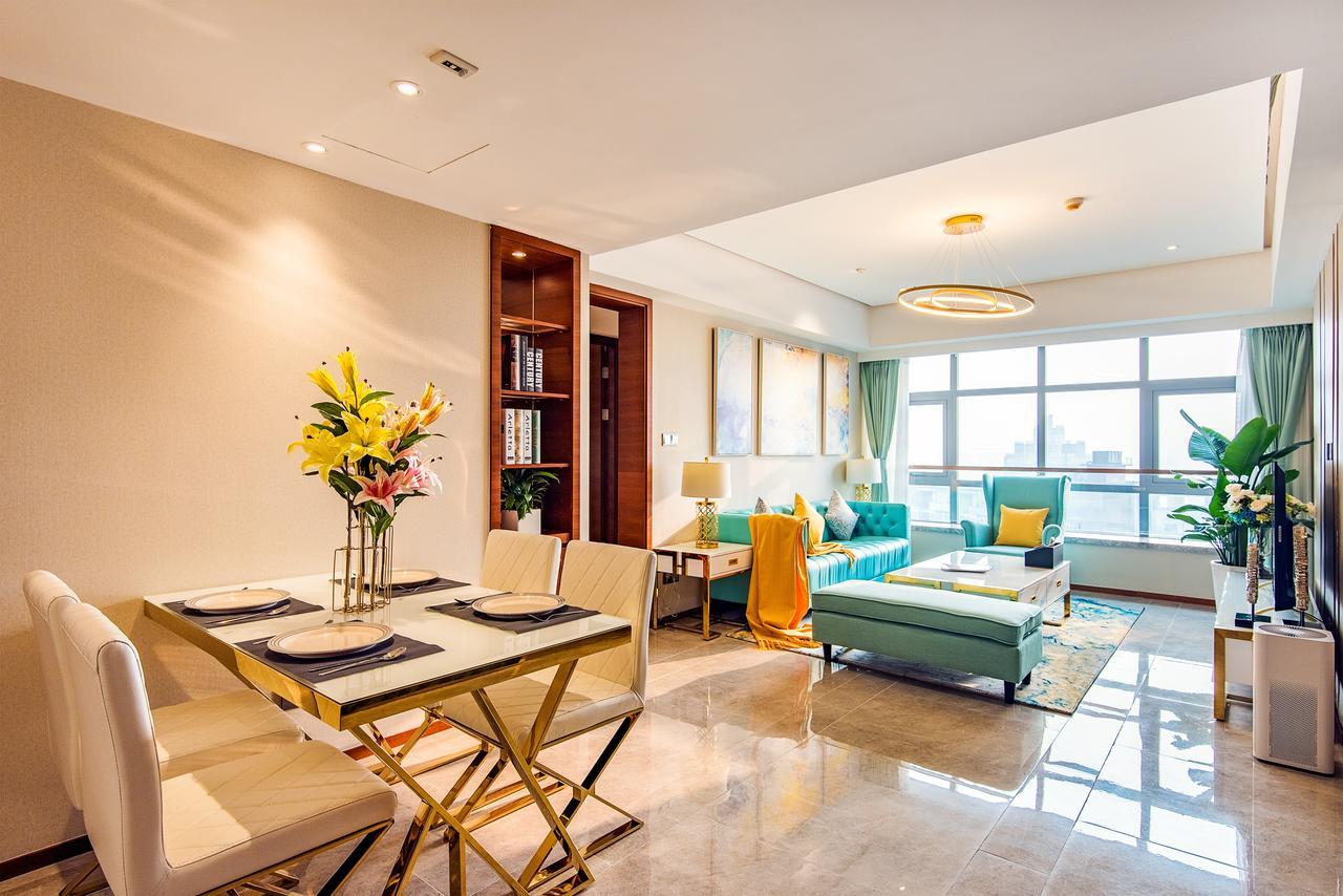 Chengdu Cloud Service Apartment Chunxi Taikoo Branch Exteriör bild
