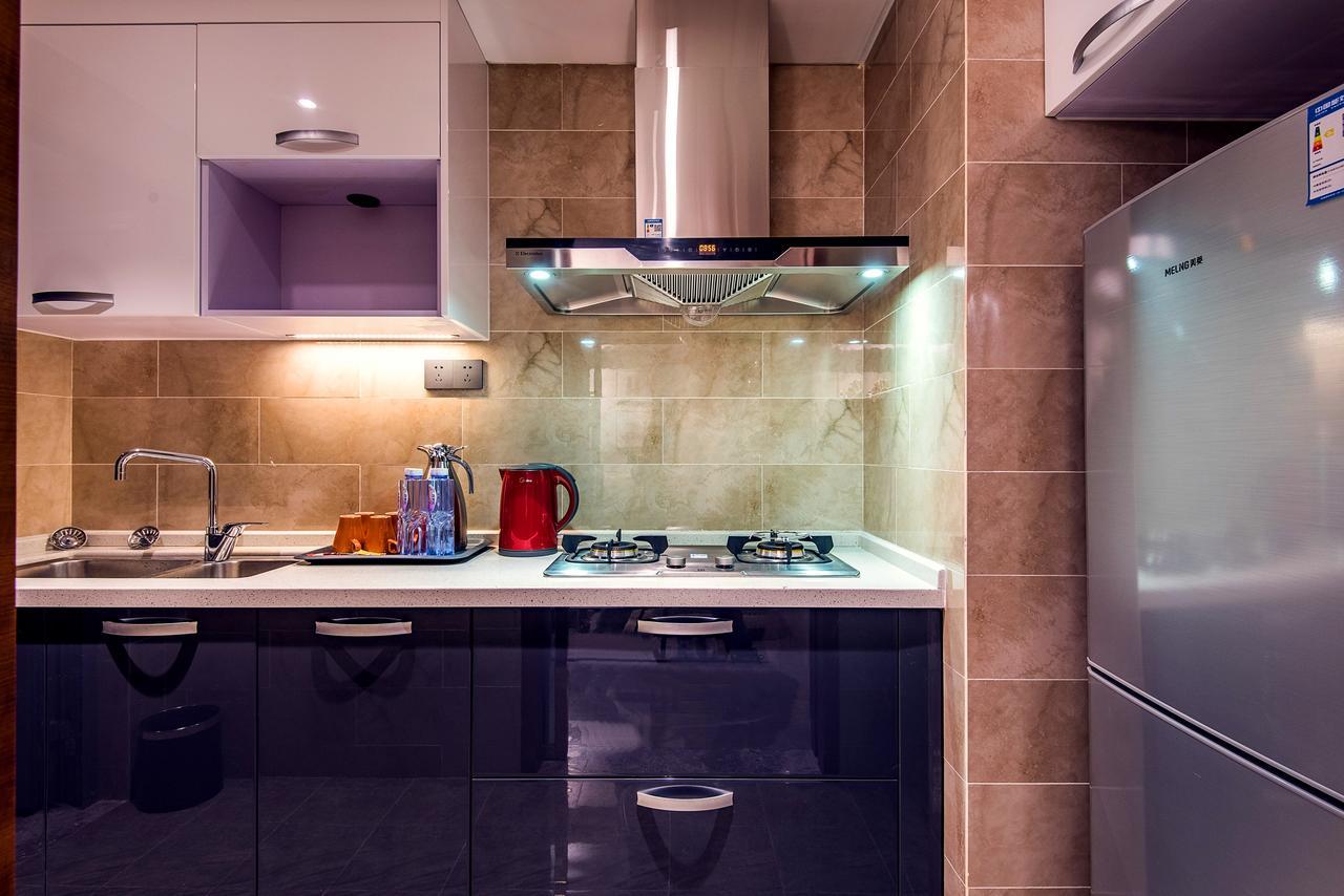 Chengdu Cloud Service Apartment Chunxi Taikoo Branch Exteriör bild