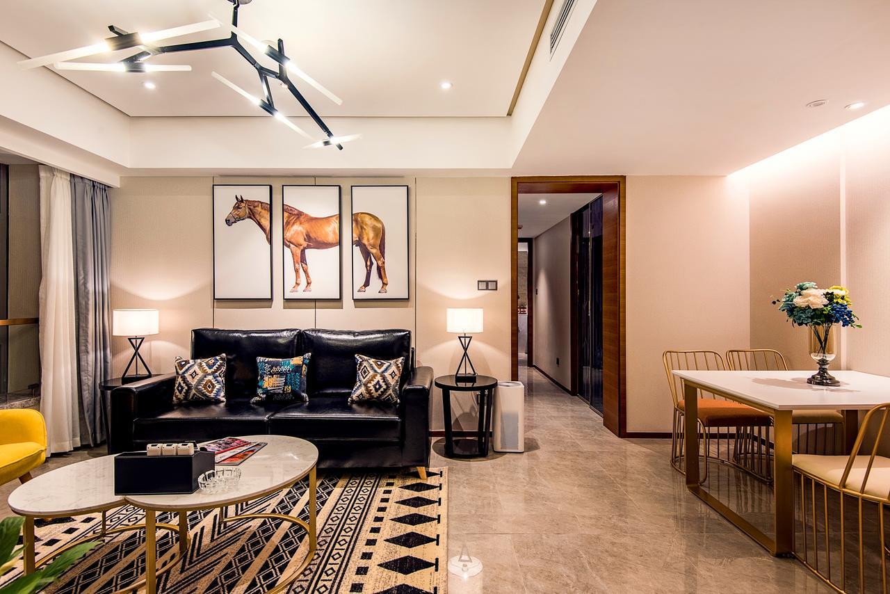 Chengdu Cloud Service Apartment Chunxi Taikoo Branch Exteriör bild