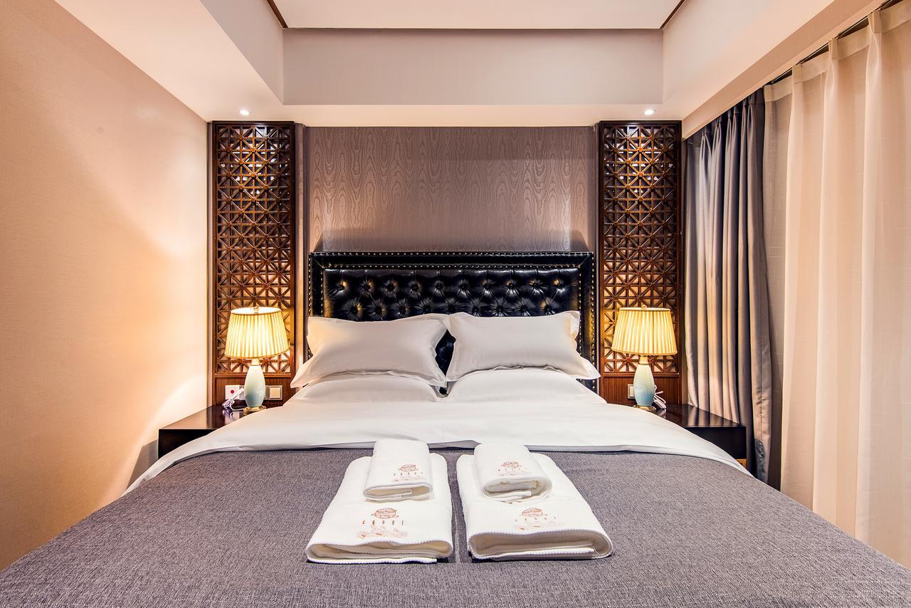 Chengdu Cloud Service Apartment Chunxi Taikoo Branch Exteriör bild