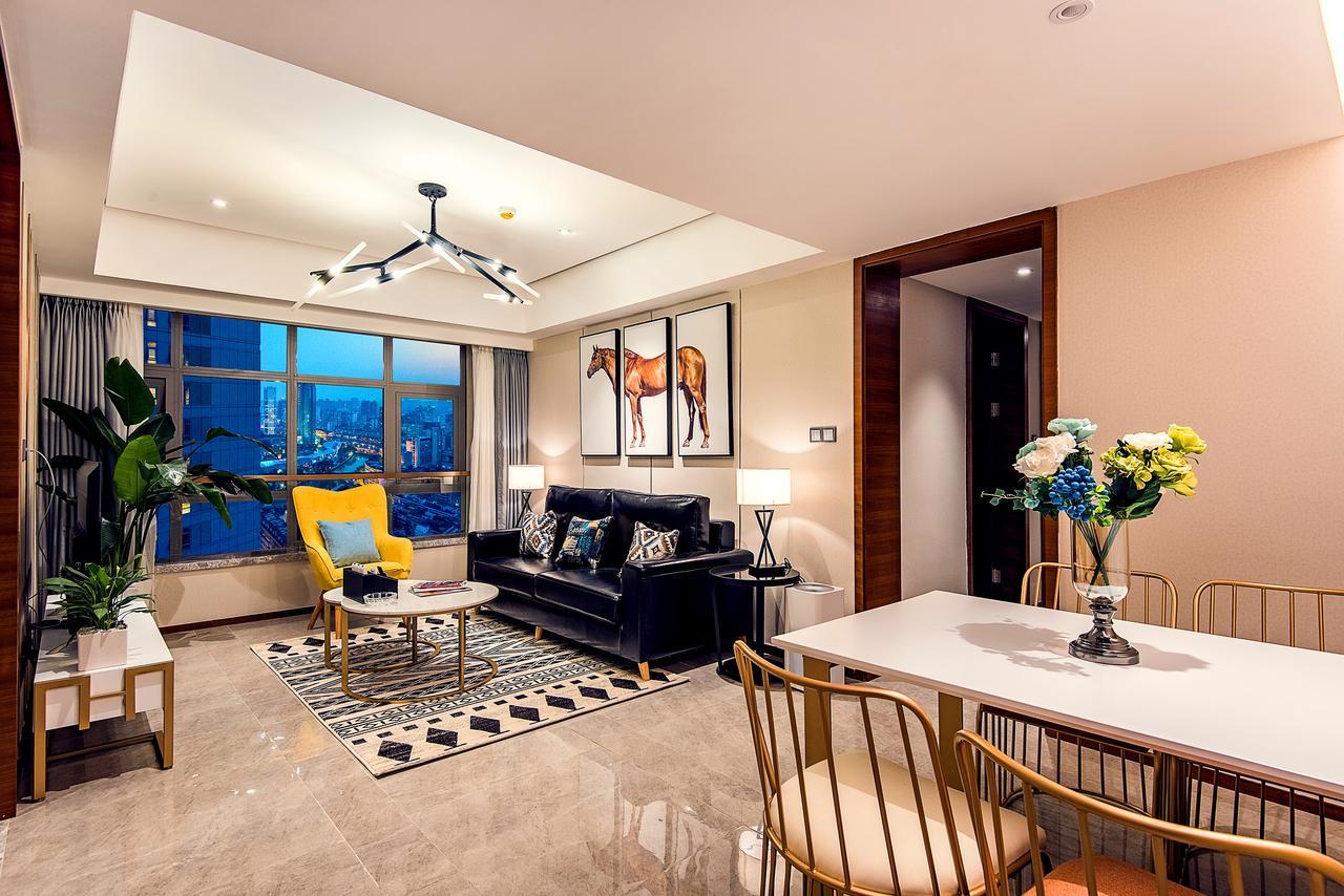 Chengdu Cloud Service Apartment Chunxi Taikoo Branch Exteriör bild