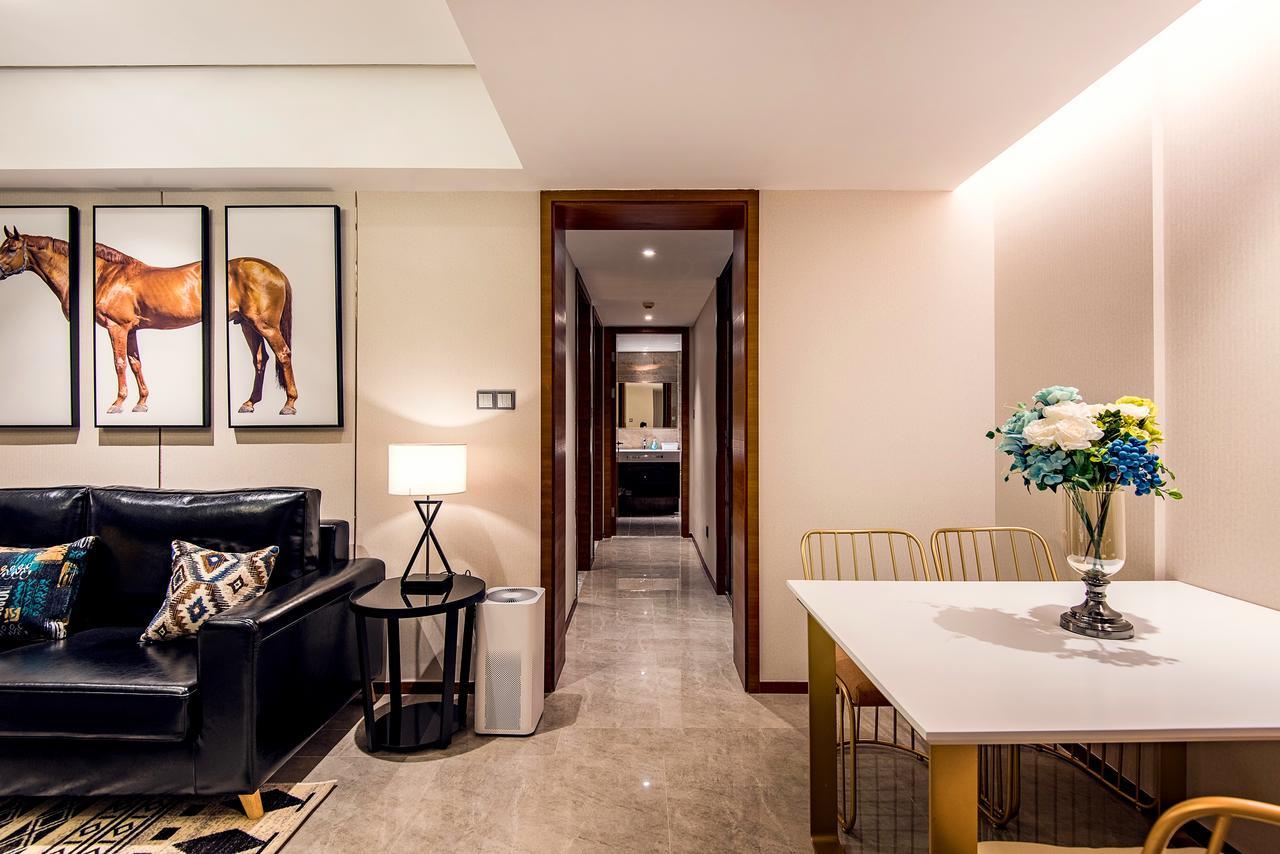 Chengdu Cloud Service Apartment Chunxi Taikoo Branch Exteriör bild
