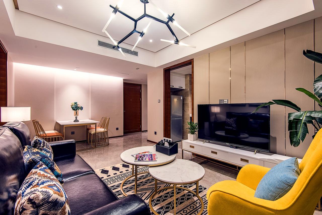 Chengdu Cloud Service Apartment Chunxi Taikoo Branch Exteriör bild