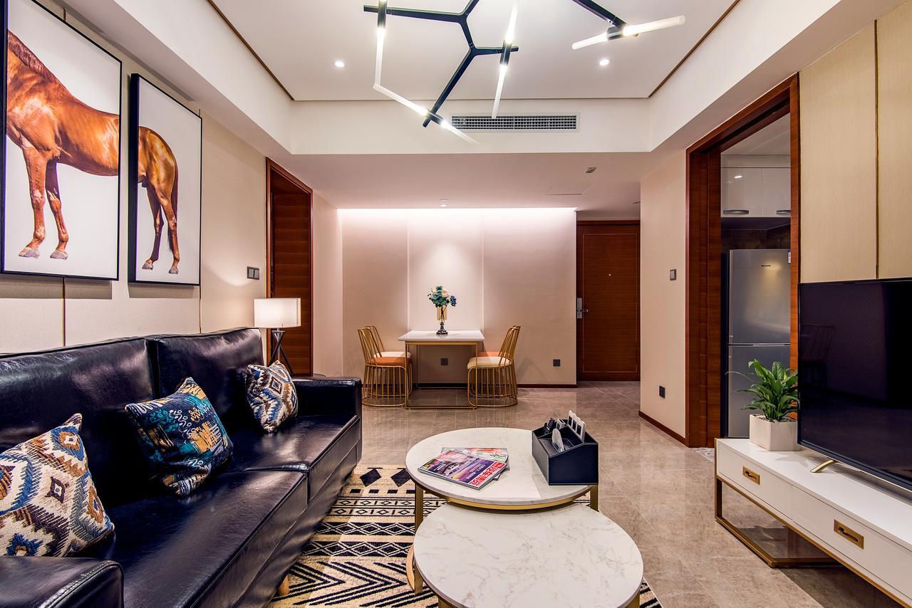 Chengdu Cloud Service Apartment Chunxi Taikoo Branch Exteriör bild