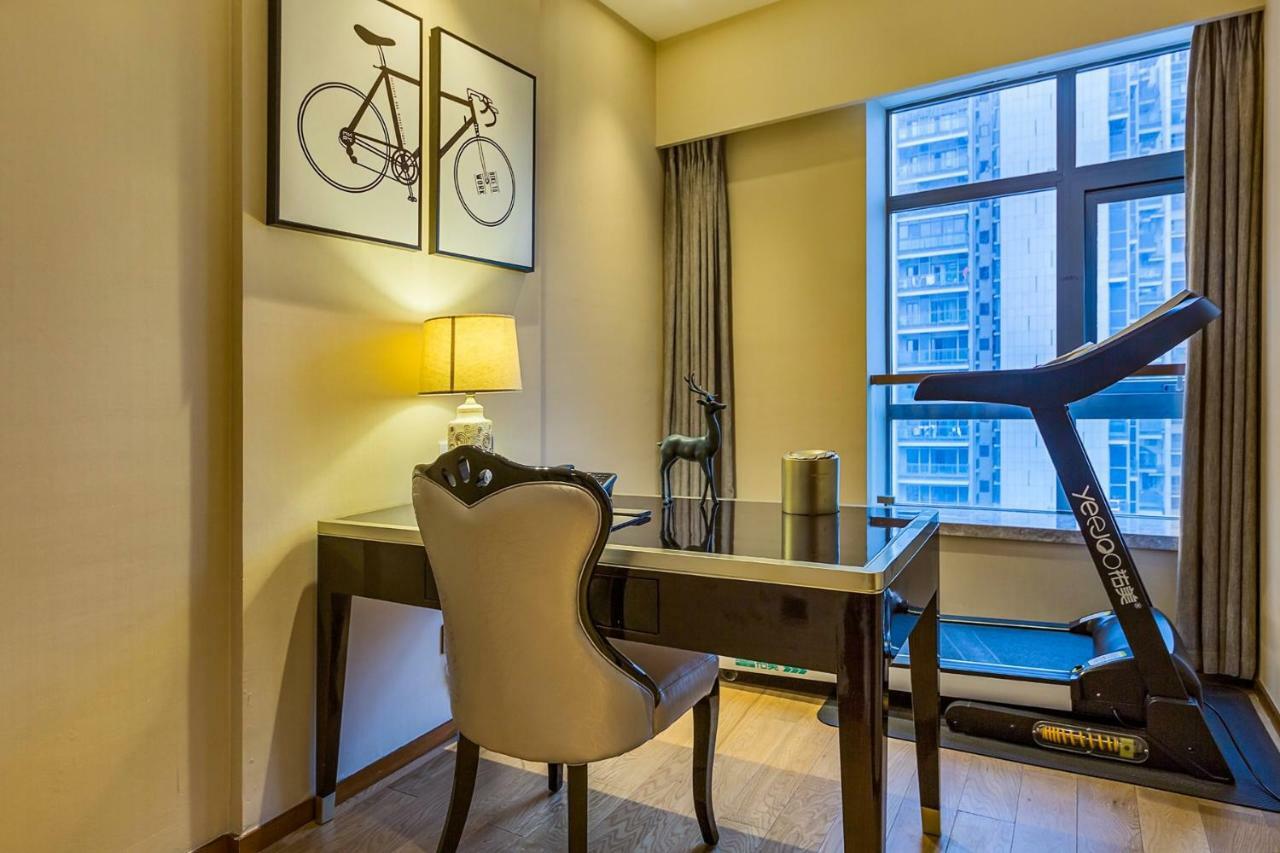 Chengdu Cloud Service Apartment Chunxi Taikoo Branch Exteriör bild