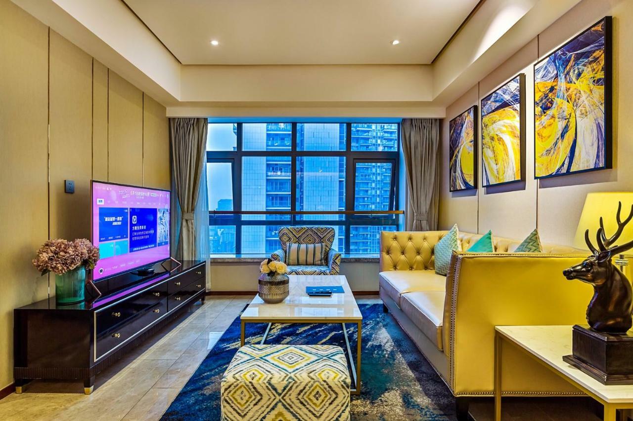 Chengdu Cloud Service Apartment Chunxi Taikoo Branch Exteriör bild